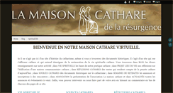 Desktop Screenshot of lamaisoncathare.org